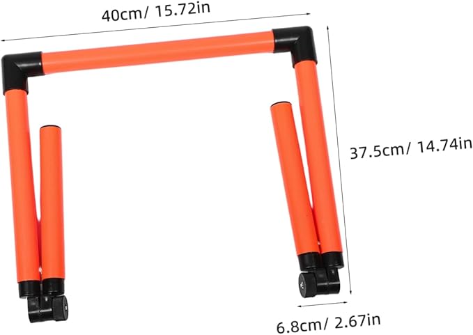 Happyyami Agility Hurdles for Soccer Training Speed and Jump Training Equipment for Athletes Versatile Fitness for Youth and Adults for Basketball and Track Workouts