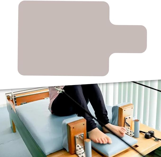 Pilates Mat for Reformer Portable 39 X 24inch Nonslip Cover Suede Cloth Rubber Lightweight Fitness Gym Travel Gym Accessories