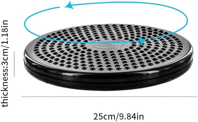 Twist Board for Exercise 9.6 Inch Large Non-slip Safety Wobble Board Waist Twisting Disc for Women Men Slimming and Strengthening Abdominal & Stomach Exercise Equipment At Home Waist Twisting Disc