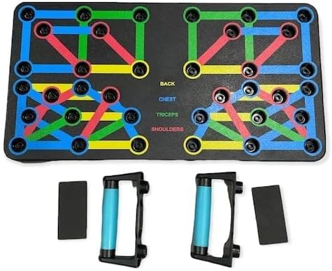 Pushup Board 25 in 1 | Perfect Push Up Board | Push Up Bar Handles | Multi-Functional Pushup Board Fitness Floor | Strength Training Equipment | Home Workout Equipment | Perfect Choice for Daily Gifts