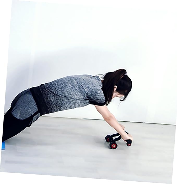 Toyvian Ab Wheel for Sit up Exercise Portable Abdominal Muscle Fitness Equipment Inner Thigh Workout Roller Push-ab Roller Machine