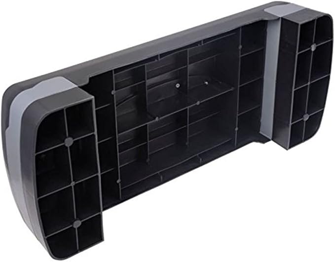 27" Adjustable Exercise Equipment Step Platform For Sports & Fitness (black & grey)