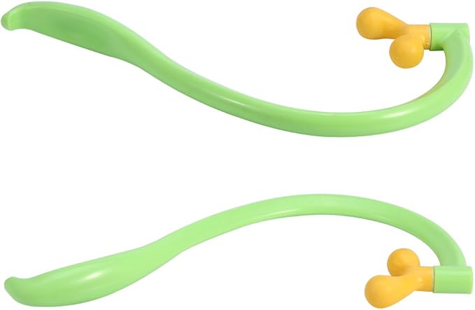 YUYTE Back Massager Stick Hook Dual Head Point Massager Pain Relief Pain Relief Massage Tool
