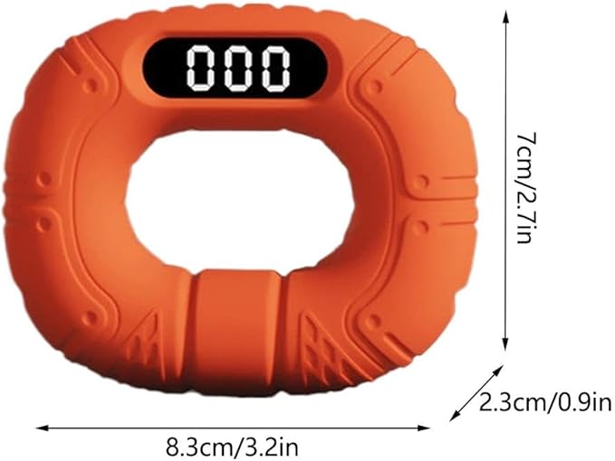 Hand Grip Strengthener with Counting and Pages, Rechargeable Digital Grip Strength Tester, LED Display, Hand Grips Exerciser Equipment for Strength Training-Forearm-Gripper-Finger