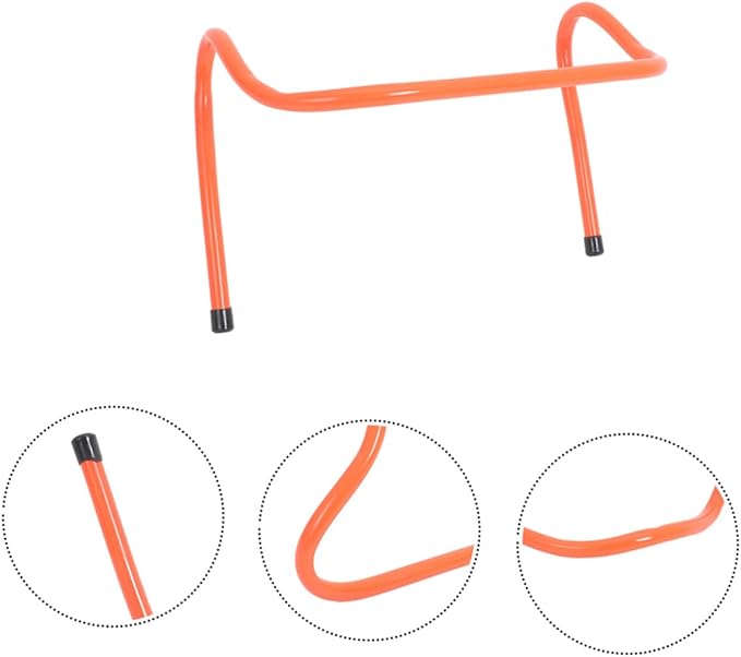 4pcs Speed Training Hurdles Set 15cm Plastic Agility Hurdles for Soccer Football Athletic Drills Youth Track Practice Equipment