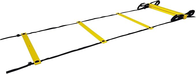 Tunturi Unisex's Functional Agility Ladder Speed Soccer, Black, 4.5 m