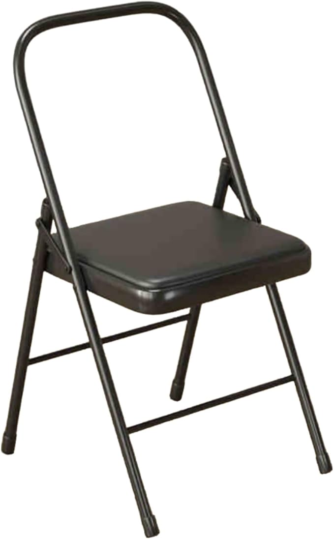 Yoga Chair,Pilates Chair with Footrest,Foldable Without Backrest,Suitable for Indoor and Outdoor Stretching Yoga Studio