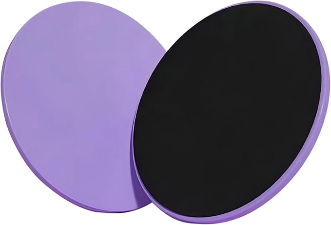 Exercise Core Sliders for Working Out - Dual Sided Gliding Discs for Full Body Workout - Use on Carpet or Hardwood Floors - Fitness & Pilates Equipment - Lightweight & Portable