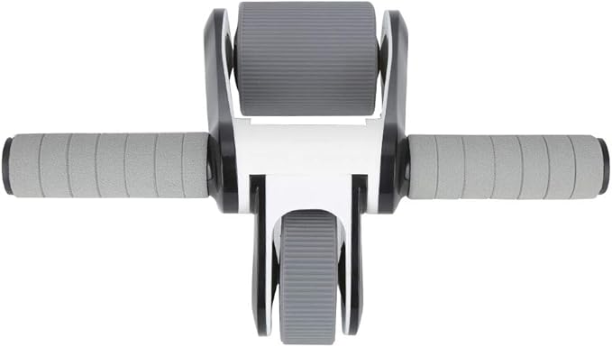2 Wheels Ab Roller Wheel Abdominal Exerciser with Knee Pad Home Fitness Equipment