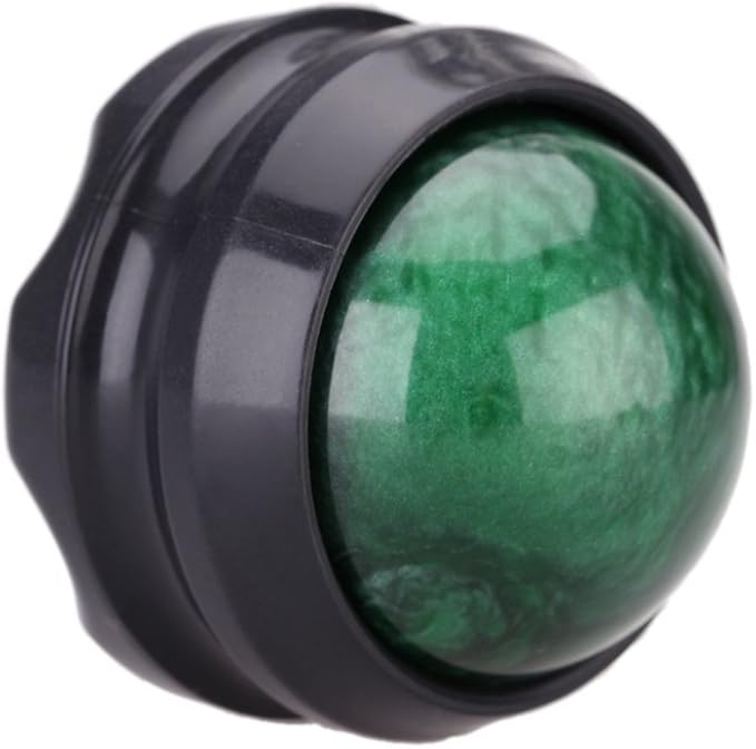 Manual Massage Ball Pain Relief Back Roller Massager Self Massage Therapy and Relax Full Body Tools for Sore Muscle Joint Pain Essential Oils or Lotion Relax (Green)