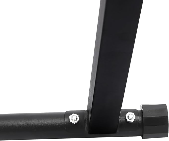 Power Tower Pull Up Bar Dip Station, Adjustable Height Triangular Horizontal Bar, 440LBS Free Standing Chin Up Bar Home Gym Equipment Fitness Workout Station