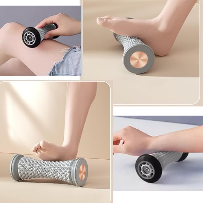 Foot Massager Ball Roller Yoga Roller Muscle Roller Stick for Feet Hand Leg Relaxatio Manual Feet Massager Purple Manual Leg Massagers Purple