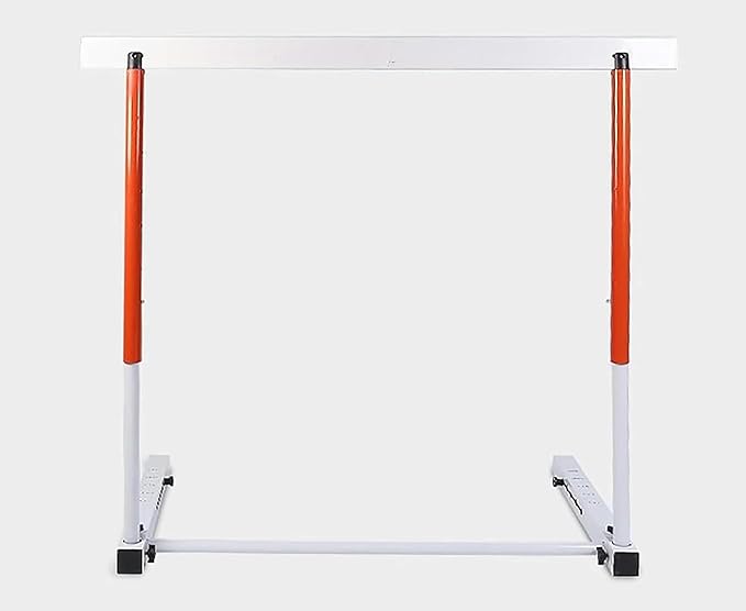 Metal Agility Speed Hurdles, Adjustable Height Track and Field Hurdles, Athletic Workout Obstacles Bar, Portable Sport Training Pole Set (40)
