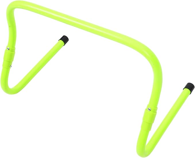 Soccer Training Agility Hurdles Adjustable Height PVC Plastic Speed Hurdles Foldable Lightweight for Football Speed Agility Equipment