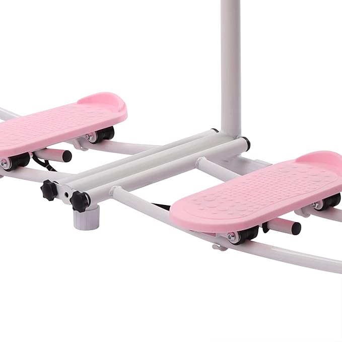 Leg Exercise Ski Machine Strength Training Exercise Equipment, Adjustable Rods Pelvic Floor Trainer Leg Workout Machine Postpartum Repair Improve Sagging Buttocks