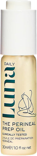 Luna Daily Birth Prep Massage Oil for Pregnancy | Perineal Skin Prep with Jojoba, Vitamin E & Rosehip | Hydrating, Firming & Moisturizing | Gentle Massage for Birth Recovery & Stretch Support, 30ml
