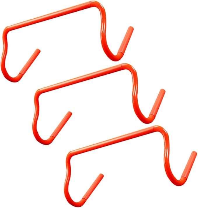 3pcs Adjustable Speed Hurdles for Agility Training Lightweight Portable Hurdles for Athletes and Sports Activities Like Soccer Basketball and Football