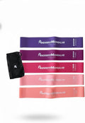 Bandas de Resistencia para Ejercicio – Set de 5 Niveles para Entrenamiento en Casa, Fuerza, Yoga y Cross Training | Incluye Bolsa de Transporte