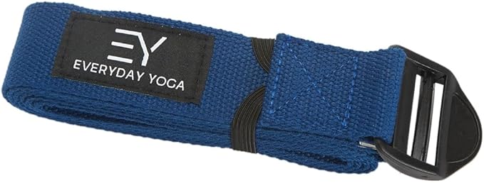 Everyday Yoga Super Strong Strap, Quiet Cinch Buckle, Stretching & Physical Therapy Fitness, Improve Flexibility