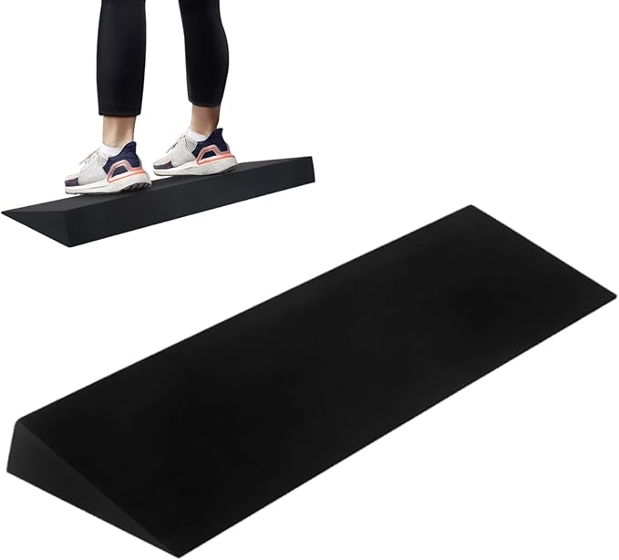 Foam Yoga Wedge, EVA Muscle Stretch Block, 12x8 Inches Squat Wedge with Non-Slip, Fitness Support with Adjustable Angle, Exercise Prop Soft Build, Home Gym Accessory for Beginners