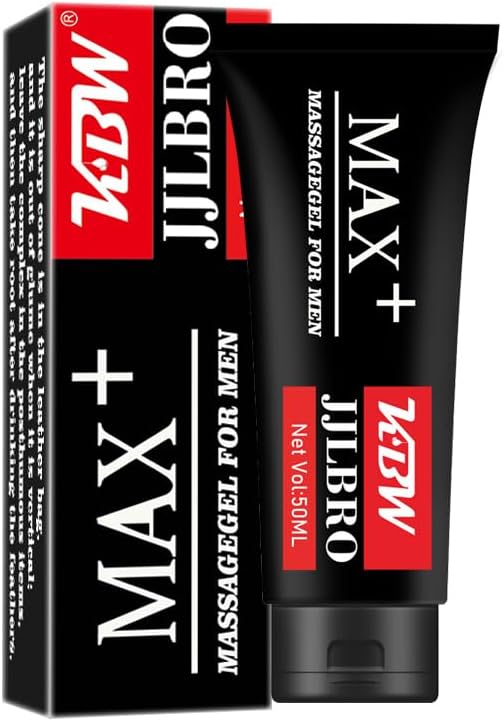 Huge Max+ XXXL Massage Enlargement Gel for Men - Big Size Power Repair Cream Oil for Huge Enhanced Size, Enlarge Thickness, Strength, and Prolonged Performance (Max+)