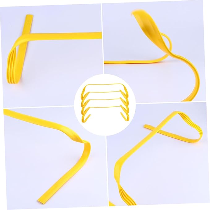 4Pcs Training Hurdles Durable Outdoor Exercise Equipment for Speed and Agility High Football Training Hurdles for Youth for Coordination and Flexibility Drills