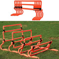 Zerone 5Pcs Speed Hurdles Football Soccer Training Adjustable Hurdles Speed Training Equipment