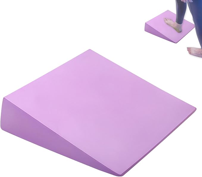 Yoga Foam Wedge Blocks, Slant Board Squat Wedge Blocks, Exercise Foot Wedges, Calf Stretch Slant Board, EVA Foam Wedge for Calf Stretching, Workout, Exercise, Knee Pad, Back Support, Footrest Cushion