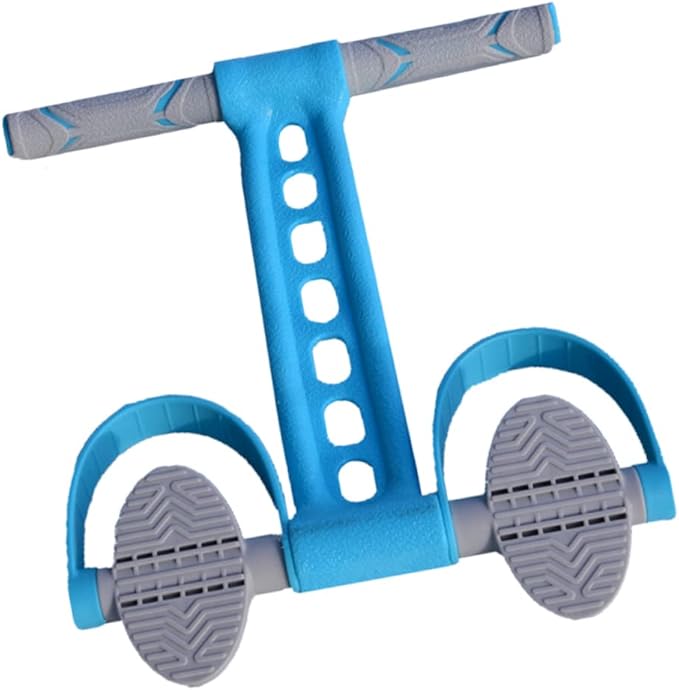 Home Fitness Pedal Resistance Trainer for Leg Workouts Portable Stretch Board for Men and Women for Ages Comfortable Handles for Easy Use