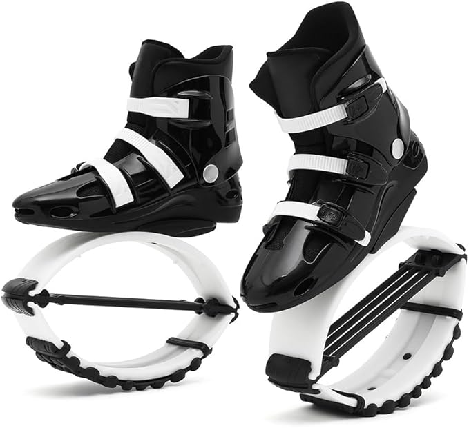 Kangaroo Jump Shoes for Women & Men – Adult Moon Shoes with 4 Springs, Low-Impact Fitness Jumping Boots for Exercise, Weight Loss, Cardio