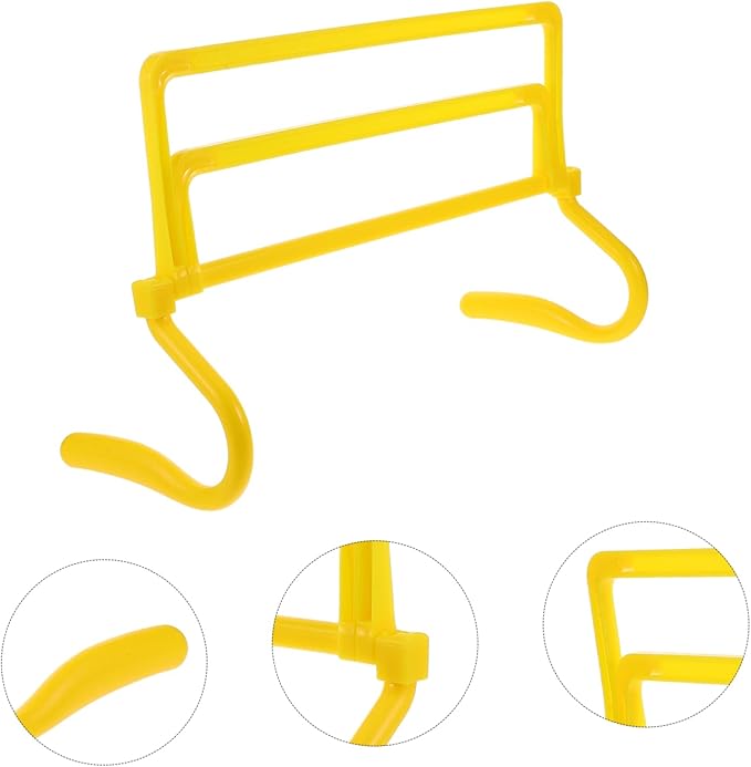 Adjustable Height Agility Hurdles Set Portable Speed Training Equipment for Soccer and Basketball Detachable Design for Versatile Use for Athletes