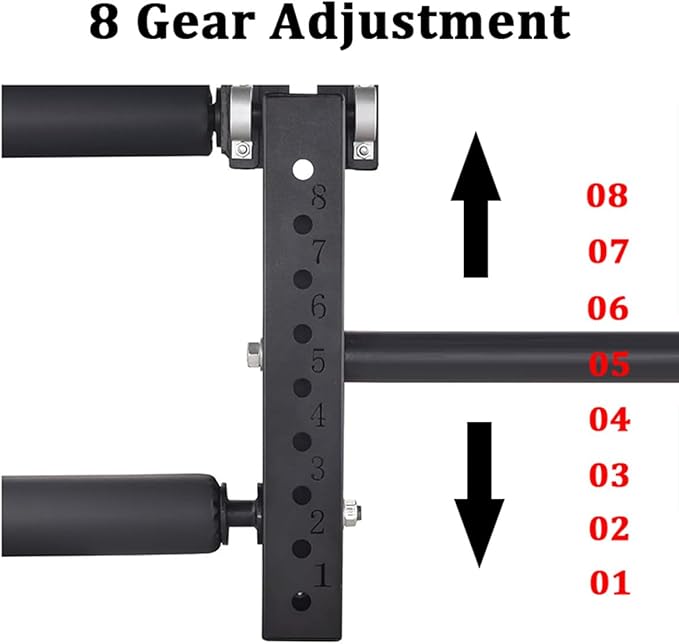 Leg Extensions Fitness Equipment for Leg Muscle Training, Adjustable Leg Extension and Curl Machine Squat Rack Attachment for 1.6/2.6cm Holes,2.6cm
