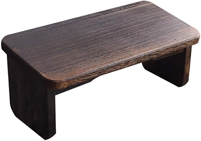 CKIDS Folding Meditation Bench - Paulownia Wood - Portable Kneeling Stool for Seiza Prayer and Yoga