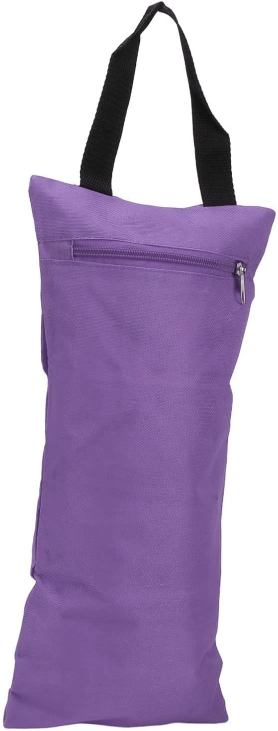 Yoga Sandbag, 3 Colors Zippered Design Oxford Cloth Material Bag, Rollable Foldable Weighted Fitness Bag for Adding Weight and Support