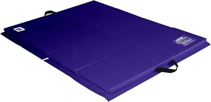 We Sell Mats - 4 ft x 6 ft x 2 - Personal Fitness & Exercise Mat for Home Workout - Lightweight and Folds for Carrying – All Purpose Gym Mat – Thick Mat for Yoga, Pilates, Stretches, Floor Exercises