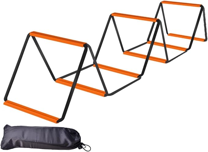 Agility Ladder Football Footwork Ladder Balance Foldable Agility Training Equipment Speed Ladder for Outdoor Sports Workout