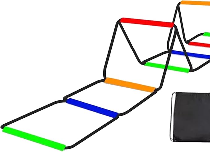 Portable Agility Ladder for Soccer and Volleyball Workout