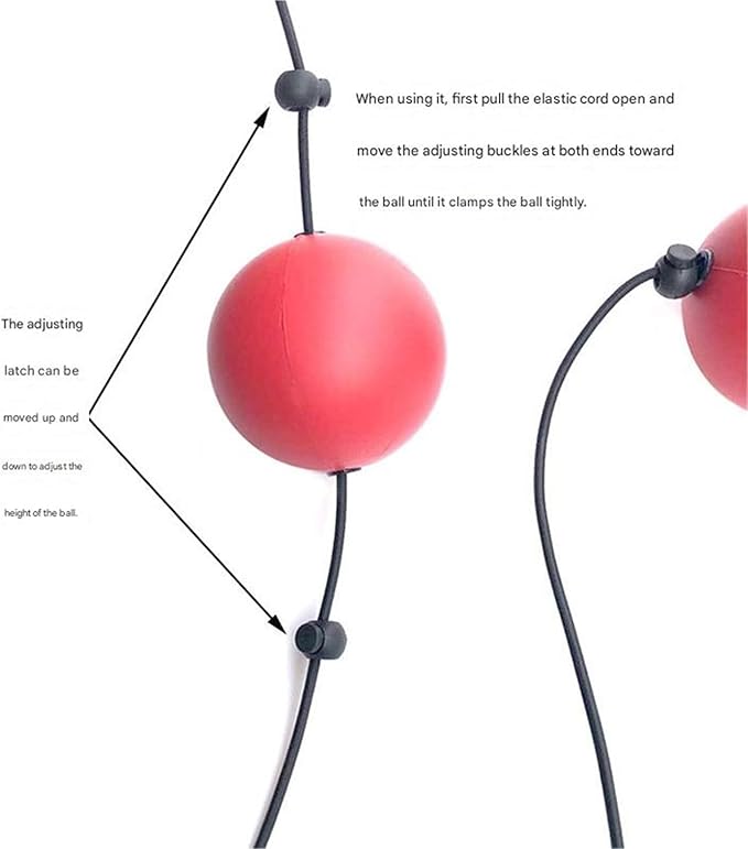 Suction Cup Boxing Reflex Ball, PU Hanging Punching Reaction Ball for Speed, Coordination & Stress Relief, Floating Boxing Ball for Home Workout & Fitness Training