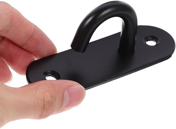 VICASKY 2pcs Stainless Steel Wall Anchor Resistance Band Hooks Heavy Duty Gym Hangers for Yoga Strap Fixing Indoor Strength Training Equipment Attachments