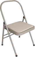 Yoga Chair,Thickened Frame, Comfortable PU Seat Pilates Chair,for Balance Handstand,Flexibility and Strength Training(Color1)