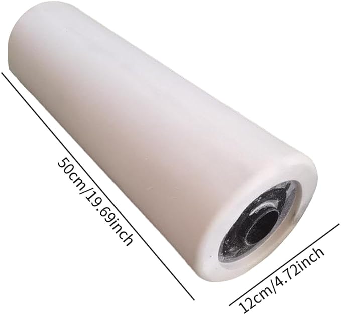 Foam Foot Pad Roller Replacement 20 in Length Practical PU Leather, Tube Sleeve Foam Roller Support for Strength Training