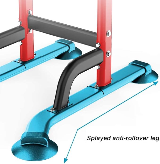 SogesHome Power Tower Pull Up Bar and Dip Station, Height Adjustable Dip Stand Exercise Machine for Home Gym, Multi-Functional Free Standing Strength Training Fitness Workout Station