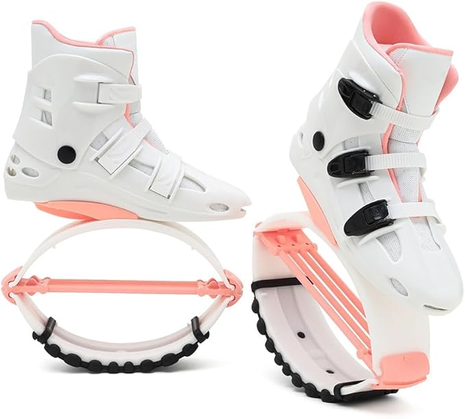 Kangaroo Jump Shoes for Women & Men – Adult Moon Shoes with 4 Springs, Low-Impact Fitness Jumping Boots for Exercise, Weight Loss, Cardio