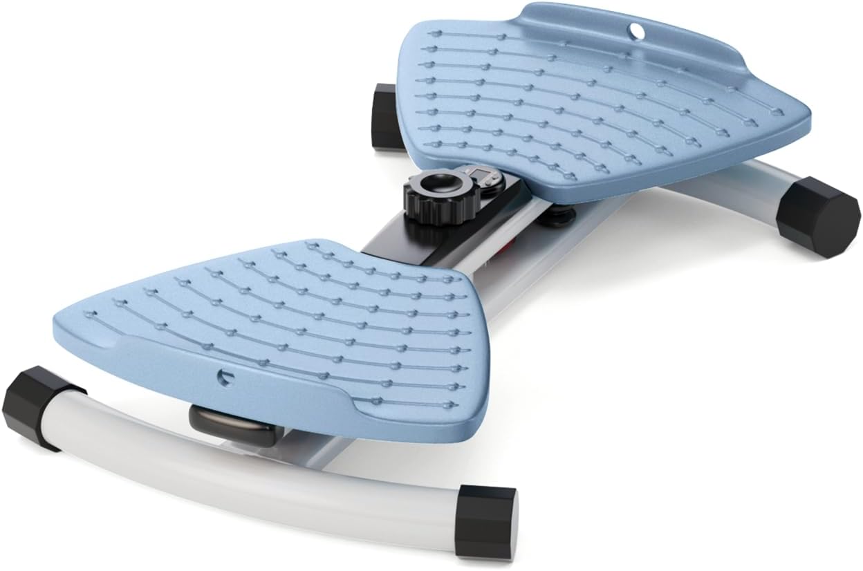 Waist Twister Machine Exercise, Ab Twist Board with Smart LED Digital Counter, Supports 300 lbs, Noiseless, Anti-Slip, Compact Portable for Home Gym Workout Equipment
