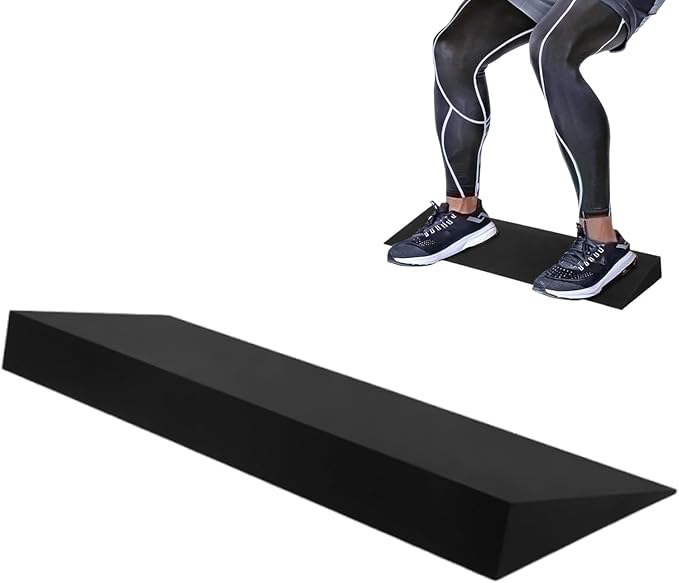 Foam Yoga Wedge, EVA Muscle Stretch Block, 12x8 Inches Squat Wedge with Non-Slip, Fitness Support with Adjustable Angle, Exercise Prop Soft Build, Home Gym Accessory for Beginners