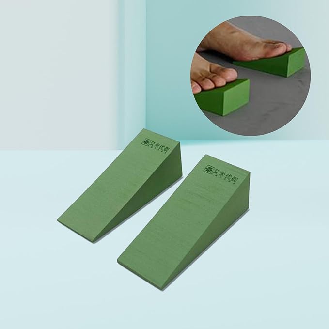 2Pcs Foam Wedge Wedge Blocks Slanting Board Back Support Heel Elevated