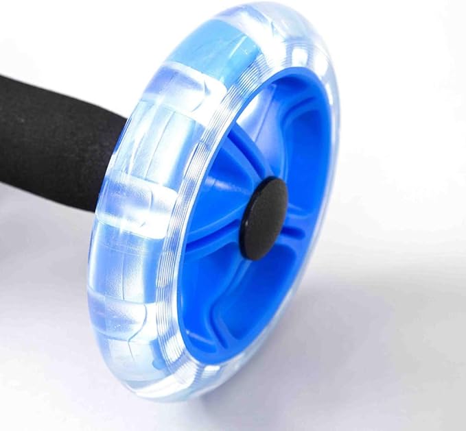 Device Ab Roller Wheel Abdominal Exercise Roller Abdomen Training Wheel Gym Workout Equipment for Fitness Use Blue Dumbbels