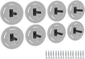 Wall Mounted Weight Plate Holder,Weight Plate Rack for for All Size Bumper Plates, Max Weight Capacity 300 Lb, Home Gym Organizer