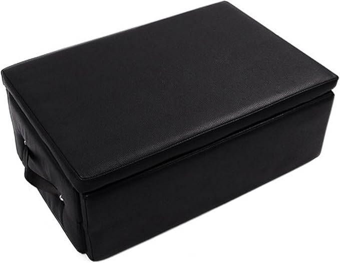 Pilates Sitting Box for Reformer Accessories, Professional Portable Balance Training Box for Core Exercise, Home Gym, Studio, 24.41x16.93x9.06 inch
