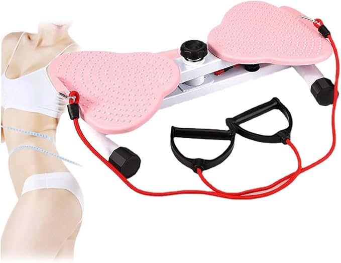 Waist Twisting Disc，ab Twister Machine，Massage Waist Twisting Board with Pull Rope，Waist Twisting Fitness Tool Standing，for Waist Twister Disk for Women Belly Fat